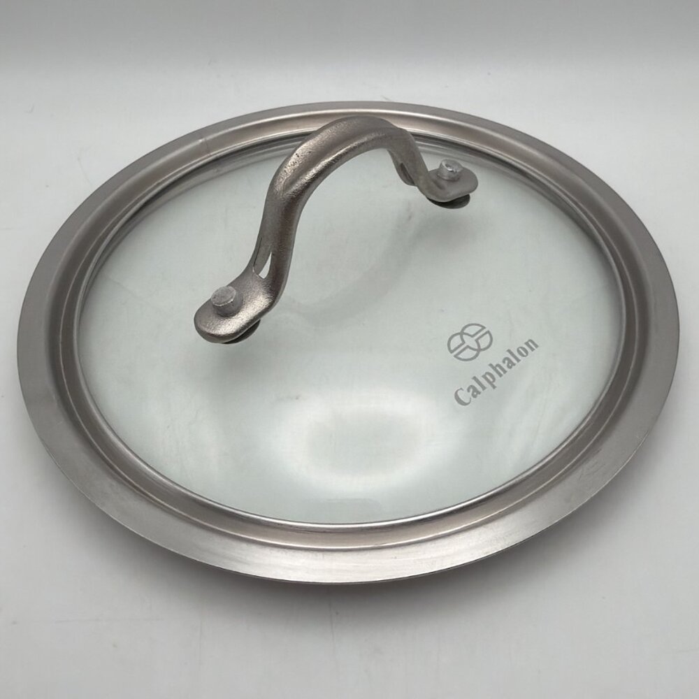 Calphalon Sauce Pot Lid Tempered Glass 5 5/8” ID 6 3/8”‎ OD